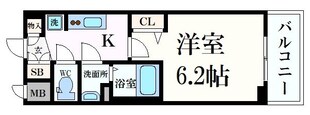 プレサンスOSAKA DOMECITYスクエアの物件間取画像